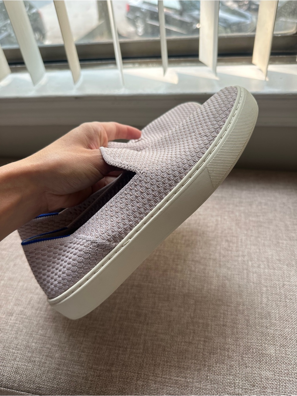 Rothy’s the original slip on sneaker lilac lavender size 8 - Picture 6 of 7